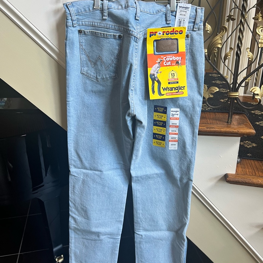 Wrangler NWT Cowboy Cut ProRodeo Competition Jeans.32 x 34 original fit. Flex - Picture 5 of 9